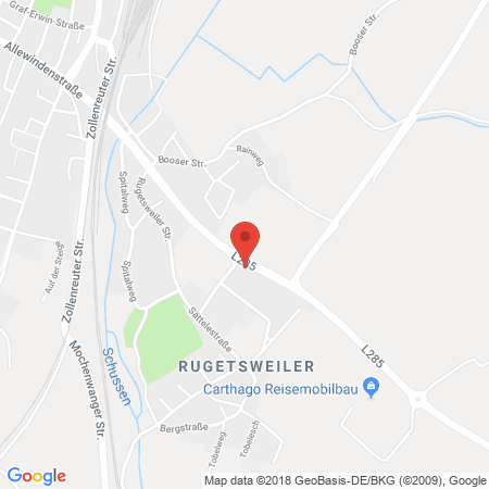 Position der Autogas-Tankstelle: JET Tankstelle in 88326, Aulendorf