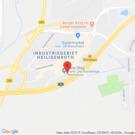 Position der Autogas-Tankstelle: Esso Tankstelle in 56410, Montabaur