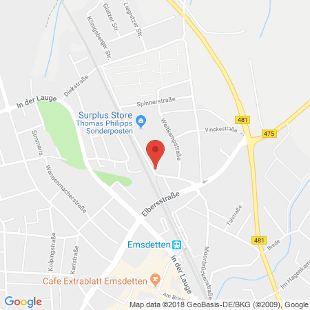 Standort der Tankstelle: Raiffeisen Tankstelle in 48282, Emsdetten
