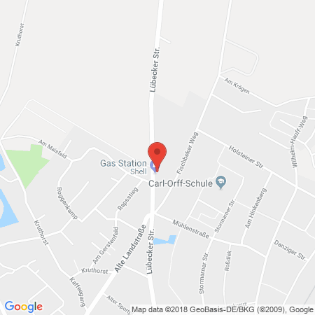 Standort der Tankstelle: SHELL Tankstelle in 22941, Bargteheide