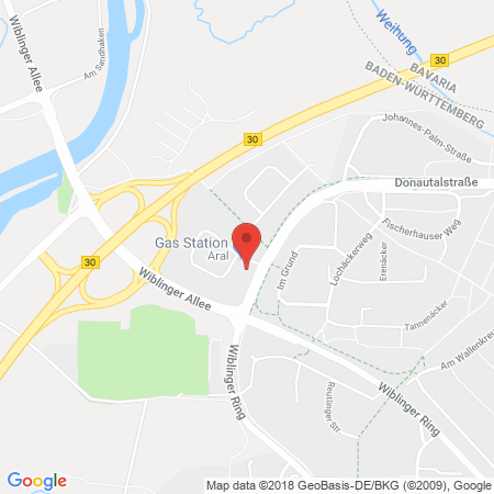 Standort der Tankstelle: ARAL Tankstelle in 89079, Ulm