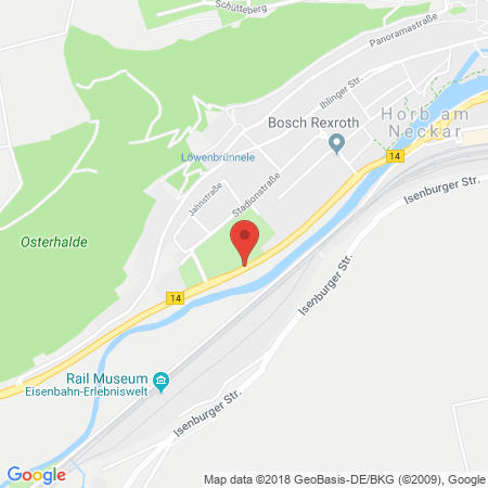 Standort der Autogas Tankstelle: AVIA Joachim Eckert in 72160, Horb