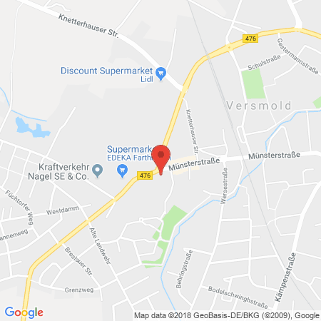 Standort der Tankstelle: ARAL Tankstelle in 33775, Versmold
