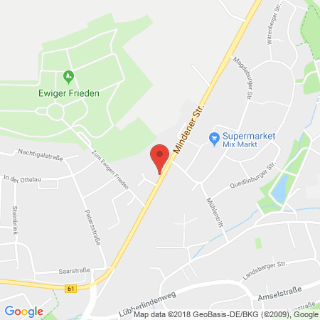 Standort der Tankstelle: AVIA Tankstelle in 32049, Herford