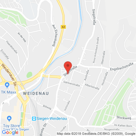 Standort der Tankstelle: ARAL Tankstelle in 57076, Siegen