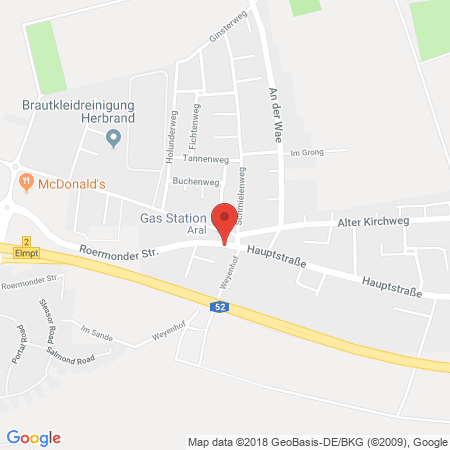 Standort der Tankstelle: ARAL Tankstelle in 41372, Niederkrüchten