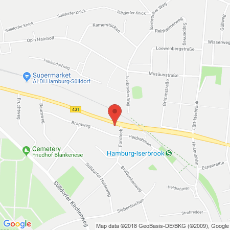 Standort der Tankstelle: ARAL Tankstelle in 22589, Hamburg