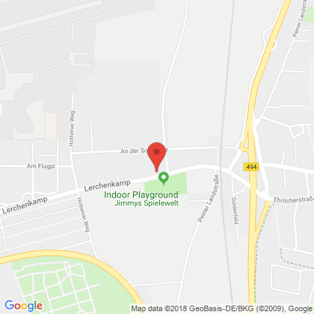 Position der Autogas-Tankstelle: JET Tankstelle in 31137, Hildesheim