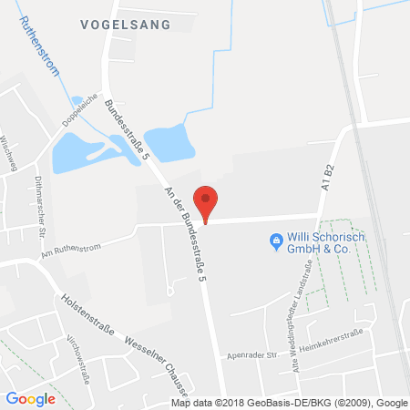 Standort der Tankstelle: team Tankstelle in 25746, Wesseln