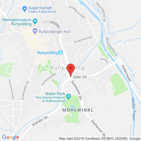 Position der Autogas-Tankstelle: Agip Tankstelle in 83324, Ruhpolding