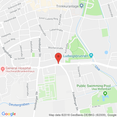 Standort der Tankstelle: ESSO Tankstelle in 61231, BAD NAUHEIM