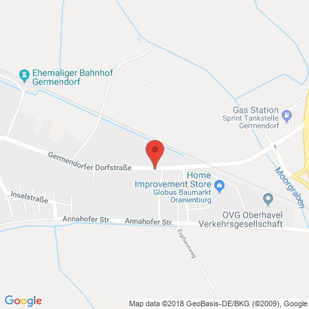 Standort der Tankstelle: Sprint Tankstelle in 16515, Germendorf