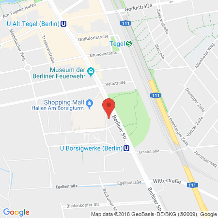 Standort der Tankstelle: ARAL Tankstelle in 13507, Berlin