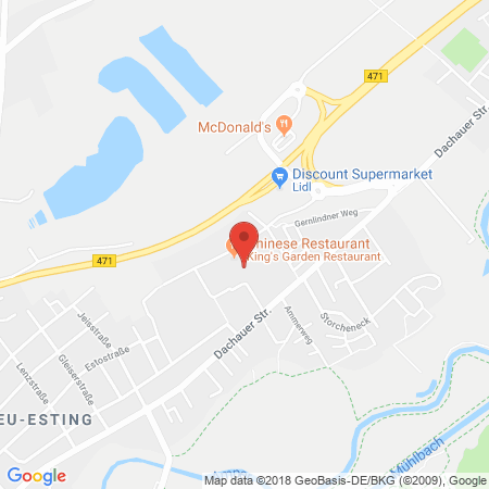 Standort der Tankstelle: REWE Tankstelle in 82140, Olching Geiselbullach