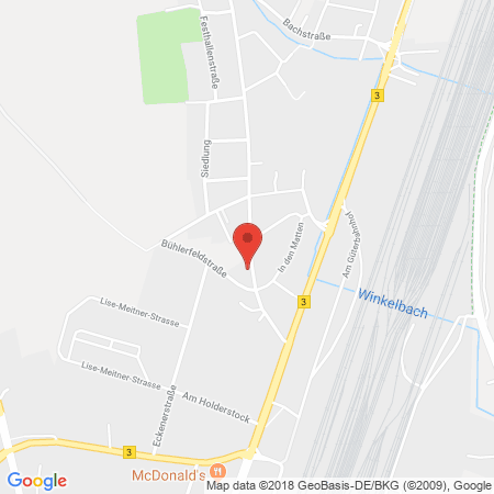Position der Autogas-Tankstelle: JET Tankstelle in 77652, Offenburg