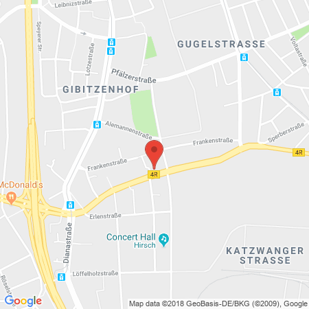 Standort der Tankstelle: ARAL Tankstelle in 90443, Nürnberg