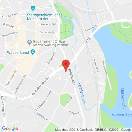Standort der Tankstelle: TotalEnergies Tankstelle in 23966, Wismar