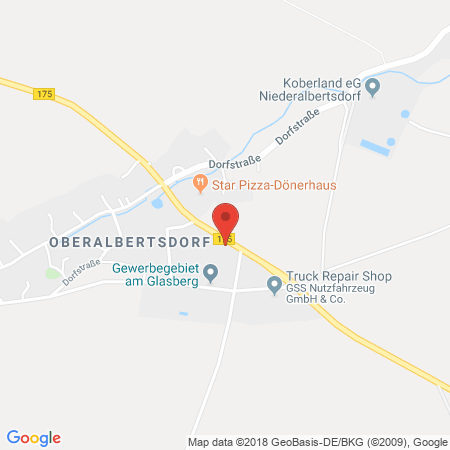 Position der Autogas-Tankstelle: Nates Tank in 08428, Langenbernsdorf