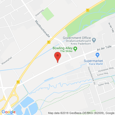 Standort der Tankstelle: ARAL Tankstelle in 33104, Paderborn