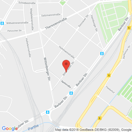 Position der Autogas-Tankstelle: Activ Gas Service in 04129, Leipzig