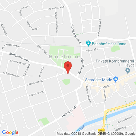 Standort der Tankstelle: BFT Tankstelle in 49740, Haselünne