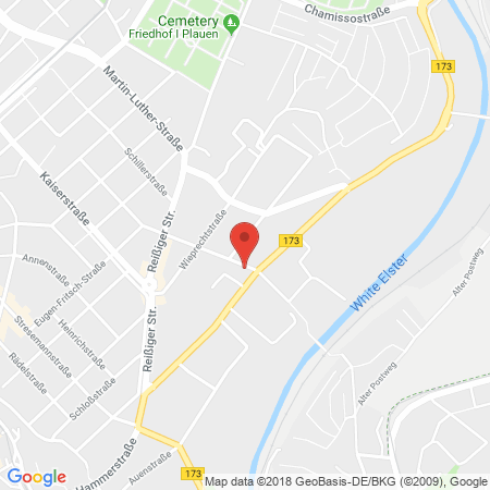 Standort der Tankstelle: ARAL Tankstelle in 08523, Plauen