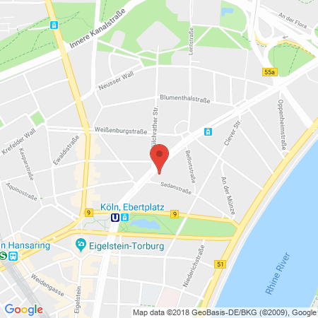 Standort der Tankstelle: ARAL Tankstelle in 50668, Köln