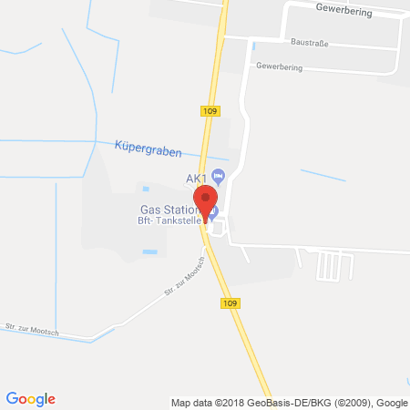 Standort der Tankstelle: bft Tankstelle in 17398, Ducherow