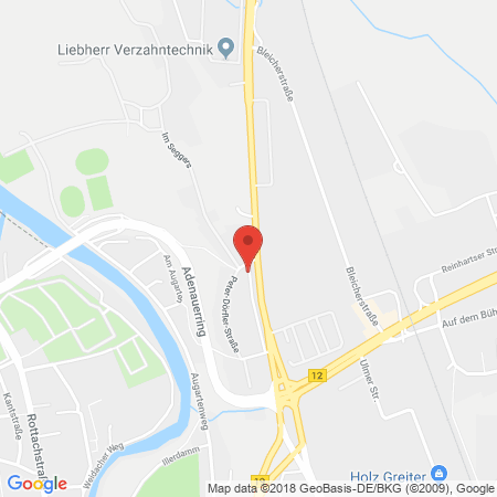 Standort der Tankstelle: RAN Tankstelle in 87437, Kempten
