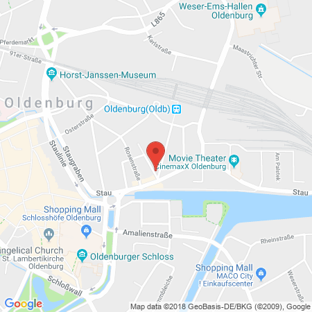 Standort der Tankstelle: AVIA Tankstelle in 26122, Oldenburg