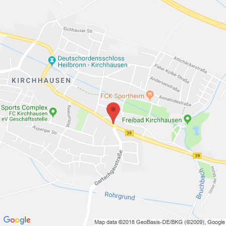 Standort der Tankstelle: AVIA XPress Tankstelle in 74078, Heilbronn-Kirchhausen