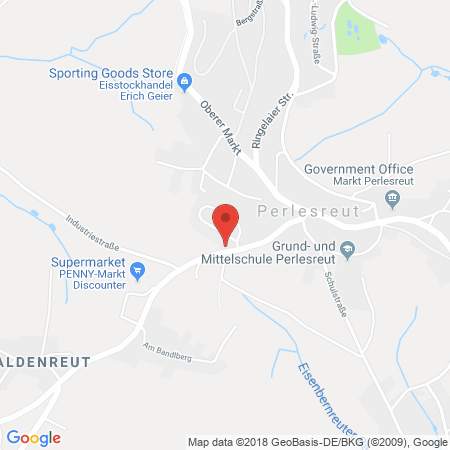 Position der Autogas-Tankstelle: Fuerst in 94157, Perlesreut
