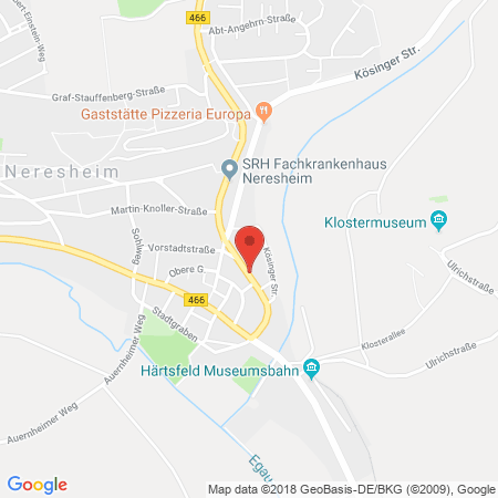 Position der Autogas-Tankstelle: Aral Tankstelle in 73450, Neresheim