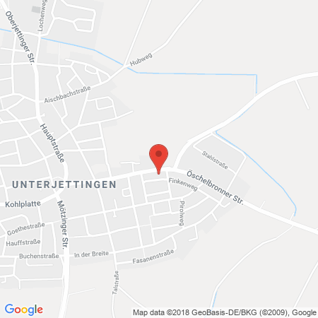 Position der Autogas-Tankstelle: AVIA Tankstelle in 71131, Jettingen