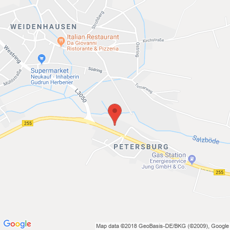 Position der Autogas-Tankstelle: Aral Tankstelle in 35075, Gladenbach