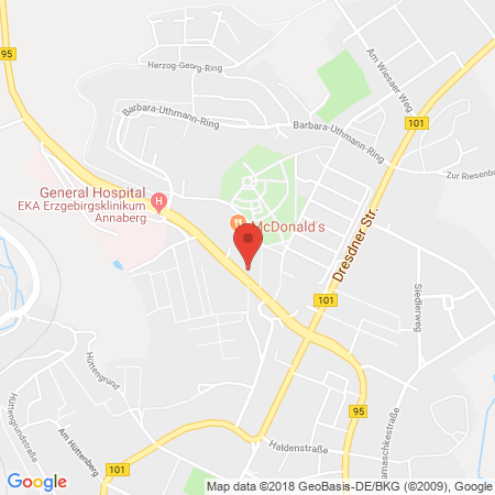 Standort der Tankstelle: ARAL Tankstelle in 09456, Annaberg-Buchholz