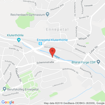 Standort der Tankstelle: ARAL Tankstelle in 58256, Ennepetal
