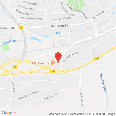 Position der Autogas-Tankstelle: Ran Station in 73431, Aalen