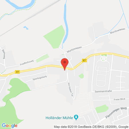 Position der Autogas-Tankstelle: Aral Tankstelle in 06618, Naumburg