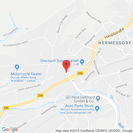 Standort der Tankstelle: ARAL Tankstelle in 51545, Waldbröl