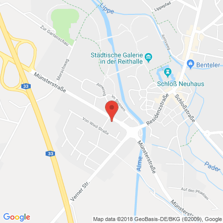 Standort der Tankstelle: Shell Tankstelle in 33104, Paderborn