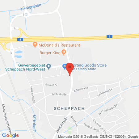 Position der Autogas-Tankstelle: Aral Tankstelle in 89343, Jettingen-scheppach