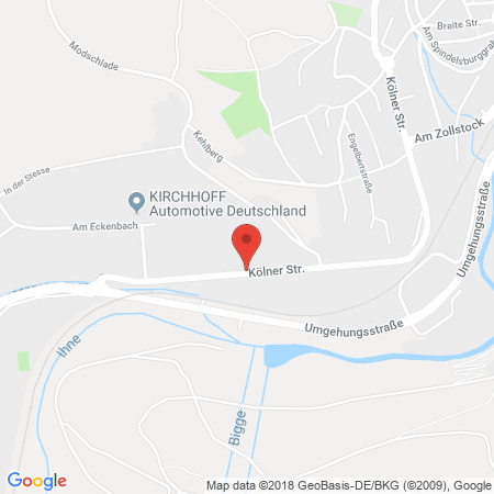 Standort der Tankstelle: TotalEnergies Tankstelle in 57439, Attendorn