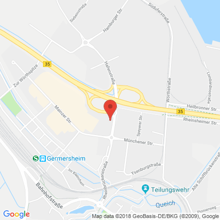 Standort der Tankstelle: ELAN Tankstelle in 76726, Germersheim