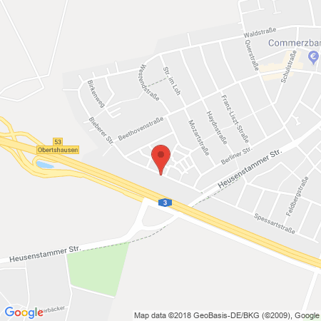 Standort der Autogas Tankstelle: Autohaus Henry Deissler in 63179, Obertshausen