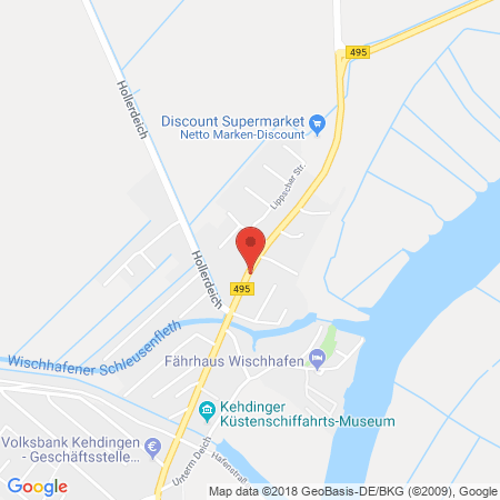 Position der Autogas-Tankstelle: Amco Tankstelle Holthusen in 21737, Wischafen