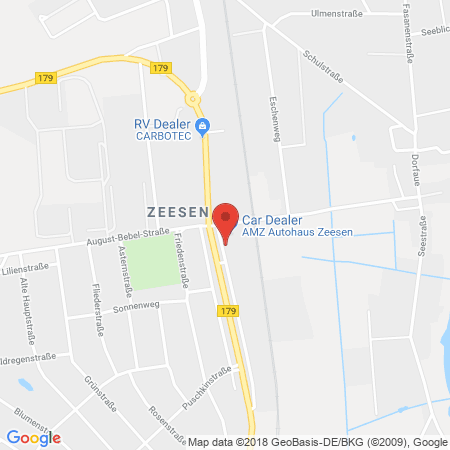 Standort der Tankstelle: Q1 Tankstelle in 15711, Zeesen