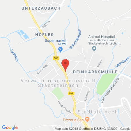 Position der Autogas-Tankstelle: Avia Xpress in 95346, Stadtsteinach