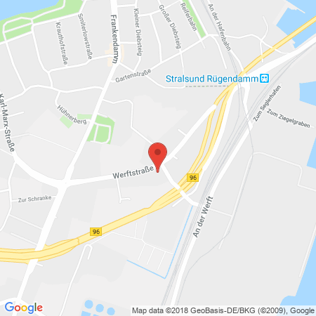 Standort der Tankstelle: TotalEnergies Tankstelle in 18439, Stralsund