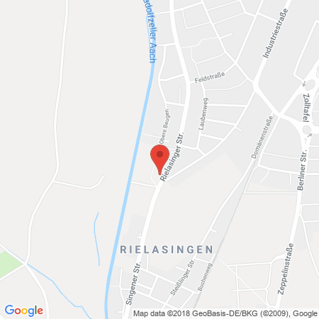 Position der Autogas-Tankstelle: Agip Tankstelle in 78224, Singen